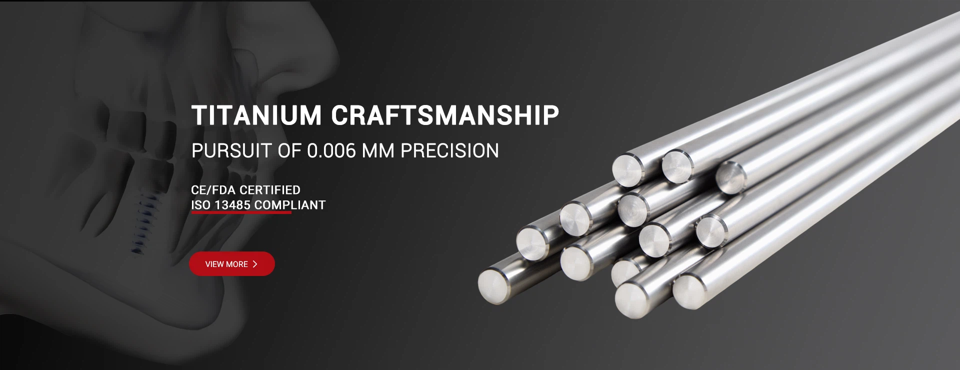 Titanium Craftsmanship Pursuit of 0.006 mm Precision